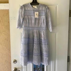 Zimmermann light blue lace dress. Size 1